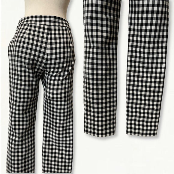 NWOT Diane von Furstenberg Genesis Gingham Pants