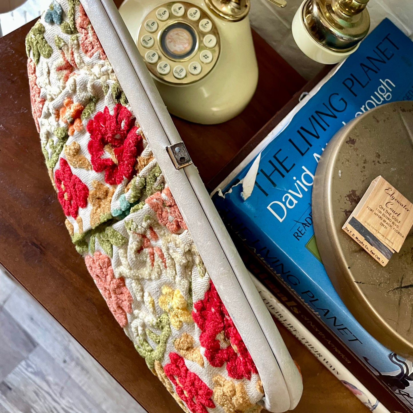 Vintage Tapestry Clutch