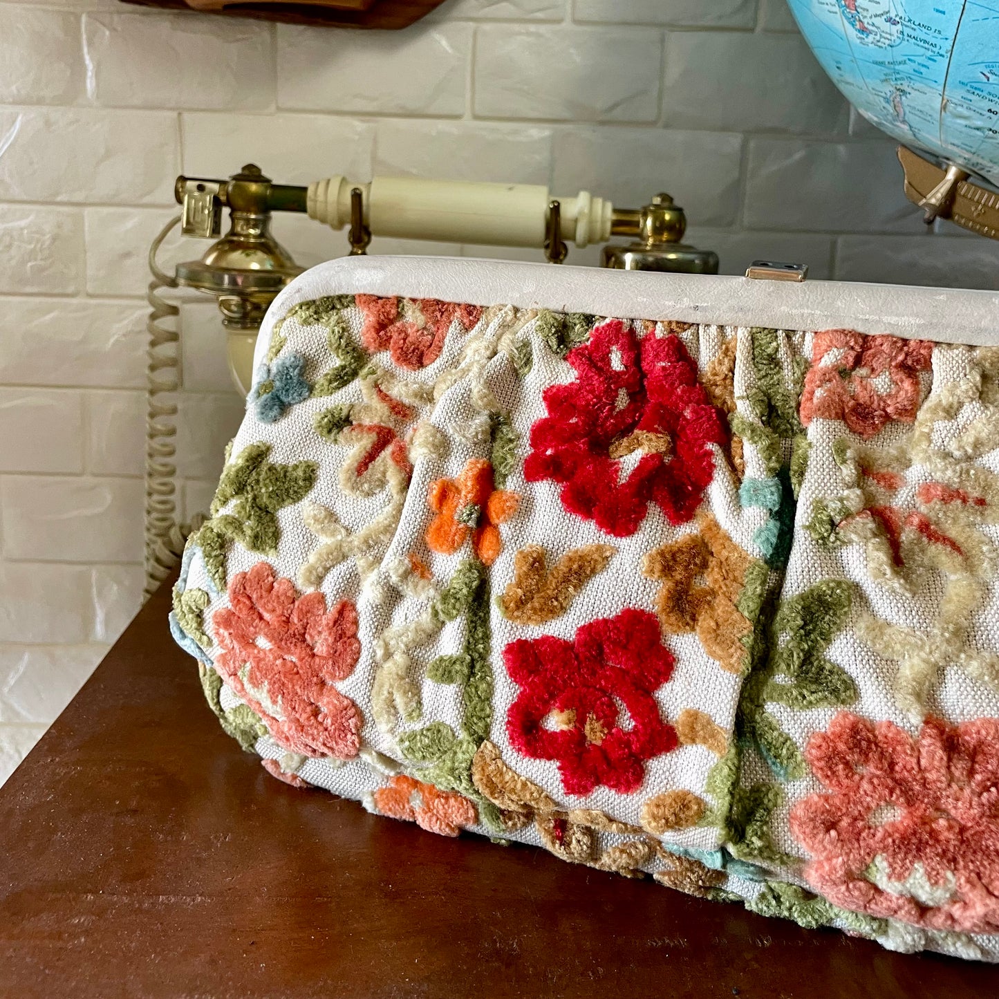 Vintage Tapestry Clutch