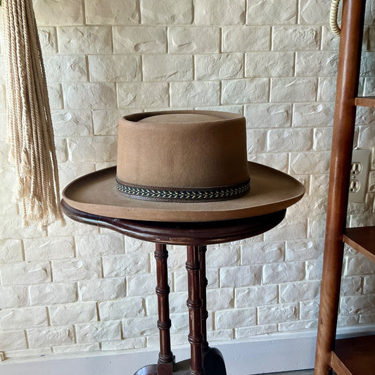 Vintage Resistol 5 Card Stud Western Hat in Canyon