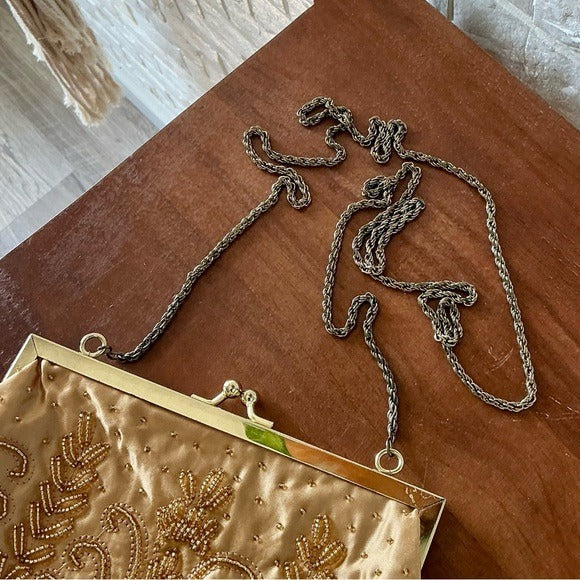 Vintage La Regale Hand Beaded Evening Bag