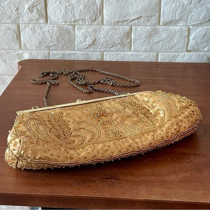 Vintage La Regale Hand Beaded Evening Bag