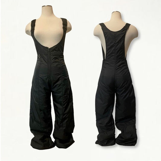 Vintage 80s Retro Black Farwest Salopettes