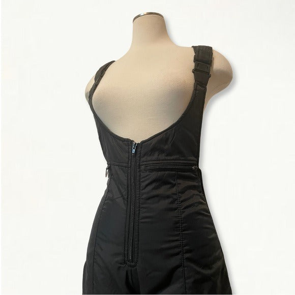 Vintage 80s Retro Black Farwest Salopettes