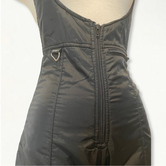 Vintage 80s Retro Black Farwest Salopettes