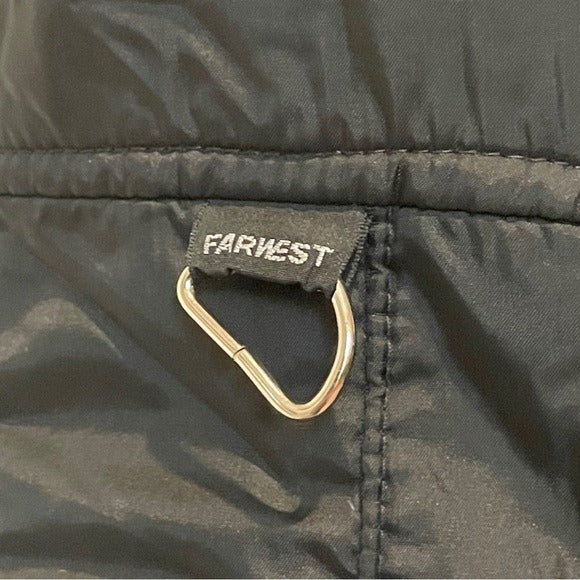 Vintage 80s Retro Black Farwest Salopettes