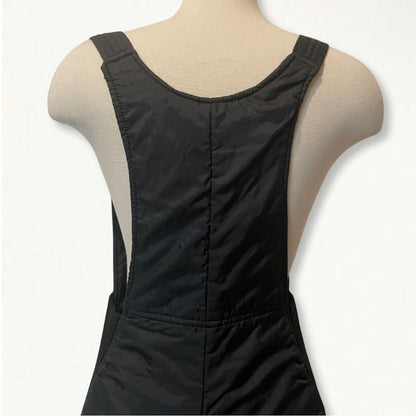 Vintage 80s Retro Black Farwest Salopettes