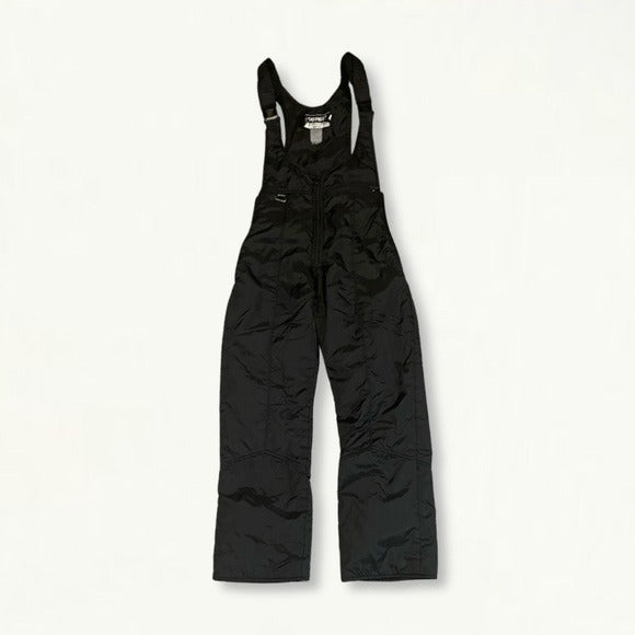 Vintage 80s Retro Black Farwest Salopettes