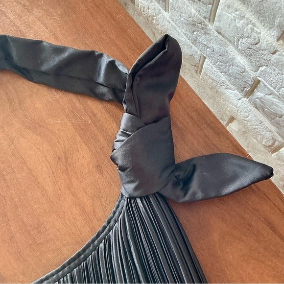 Vintage La Regale Elegant Pleated Fabric Hobo Bag