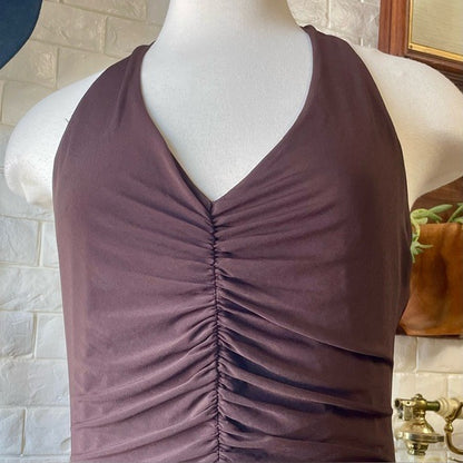 Vintage Y2K BCBG MAXAZRIA Asymmetrical Chiffon Dress