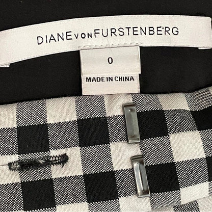 NWOT Diane von Furstenberg Genesis Gingham Pants