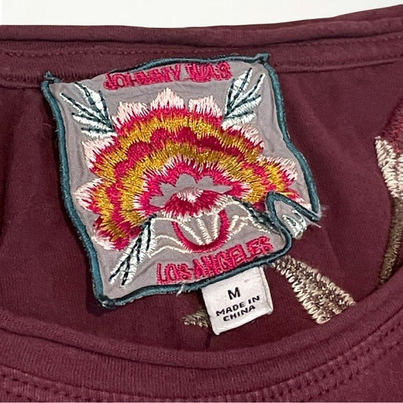 Johnny Was Penelope Embroidered  Tee